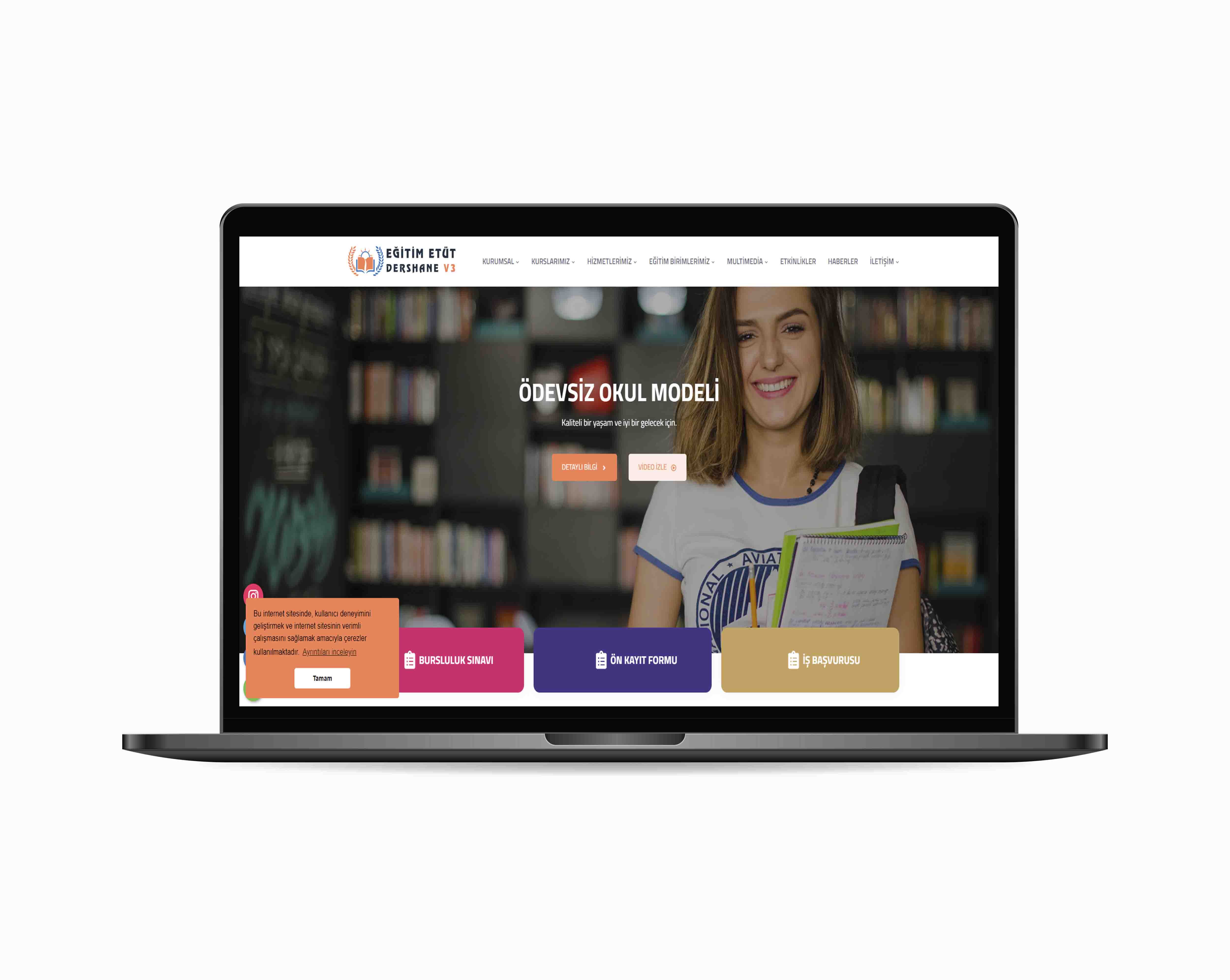 Eğitim & Özel Okul Web Tasarım Hizmeti