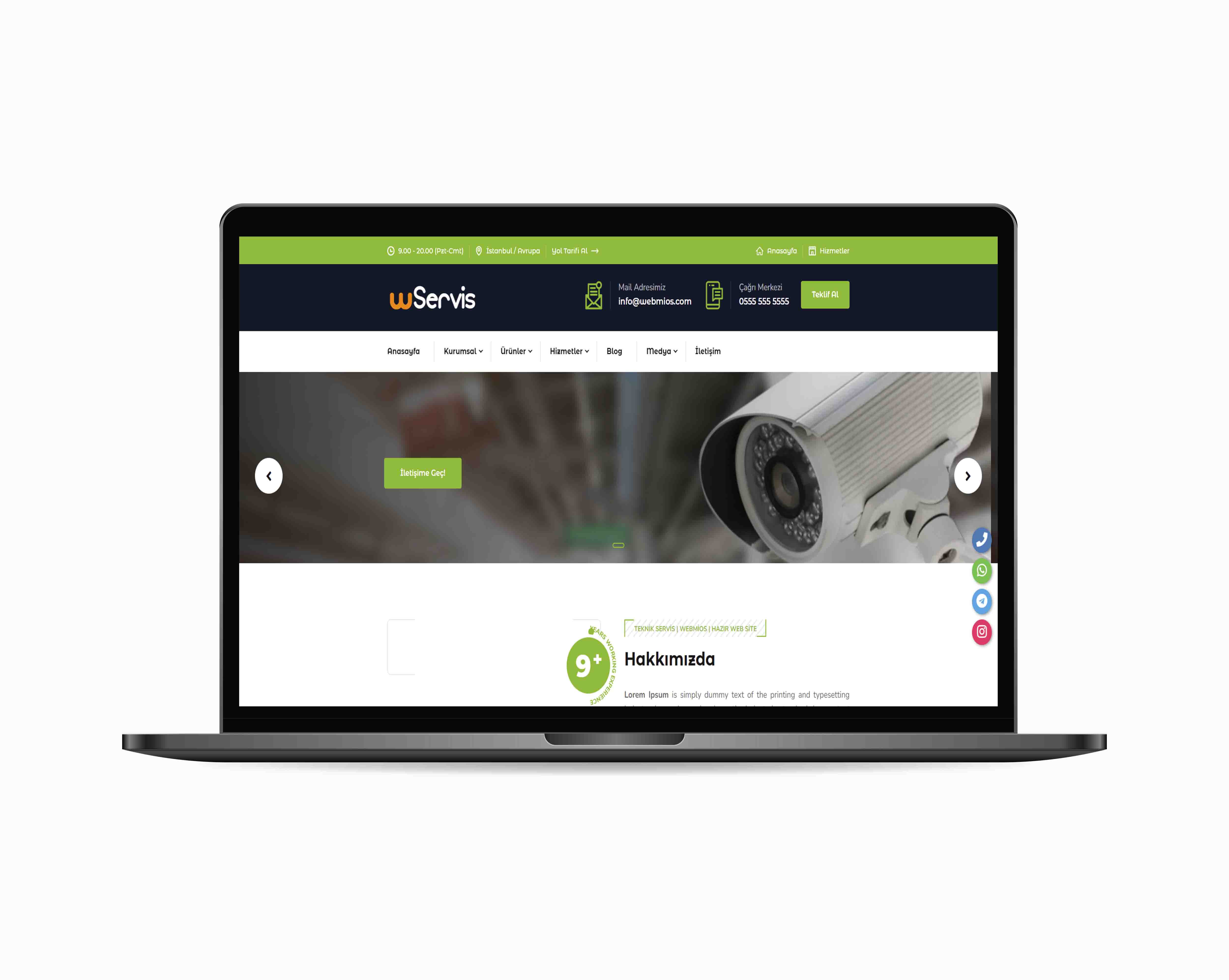 Teknik Servis Web Tasarım Hizmeti