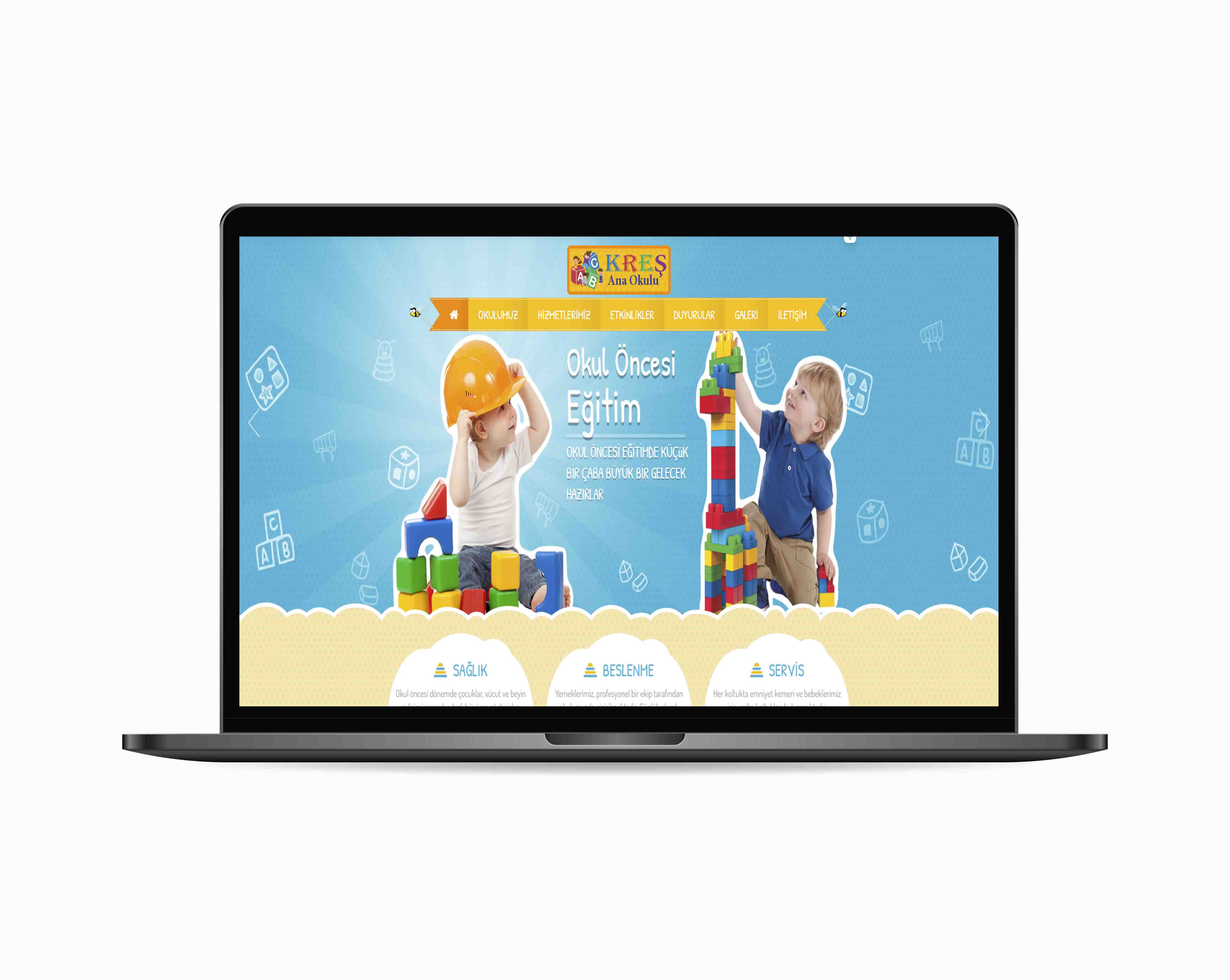 Kreş & Anaokulu Web Tasarım Hizmeti
