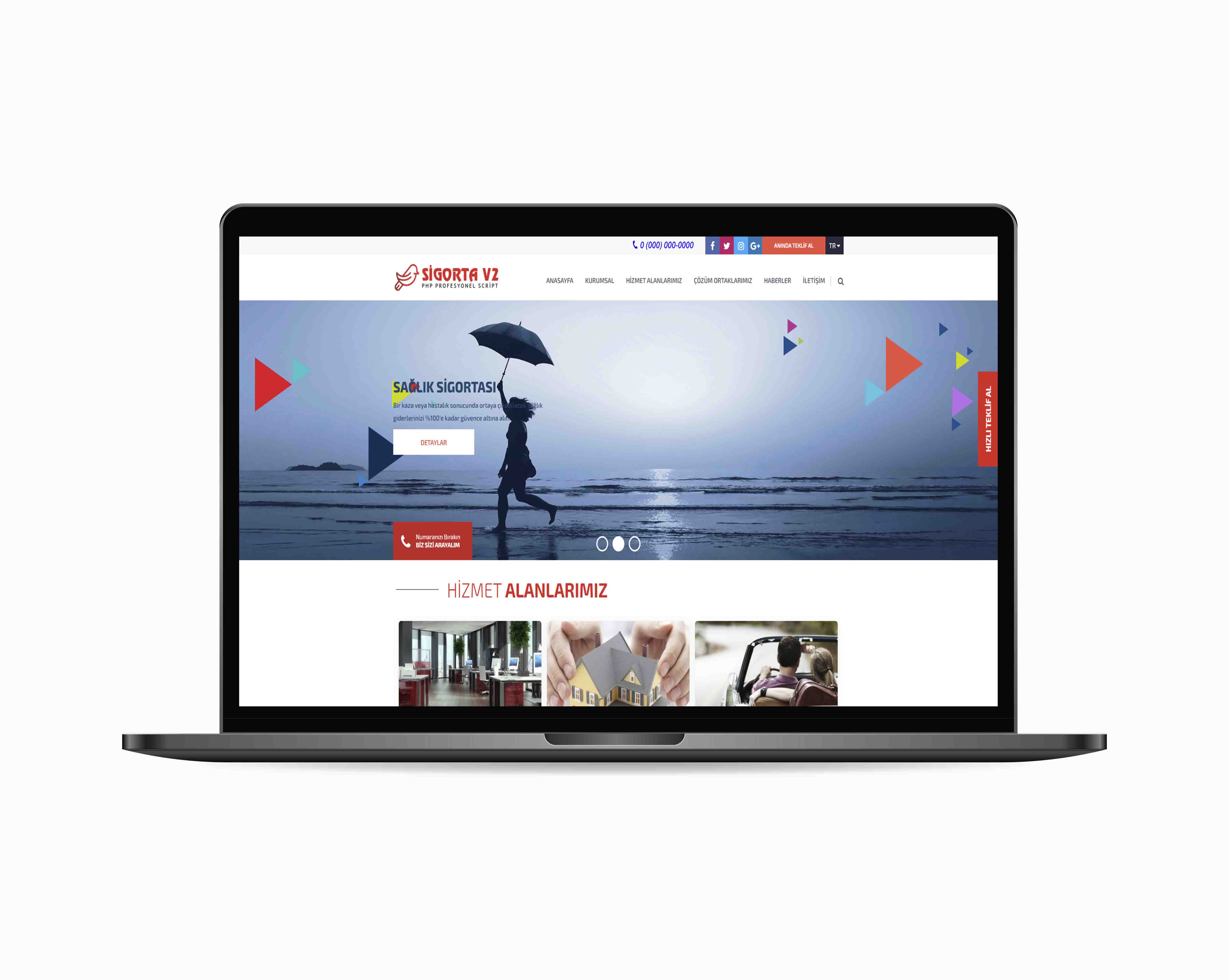 Sigortacı Web Tasarım Hizmeti