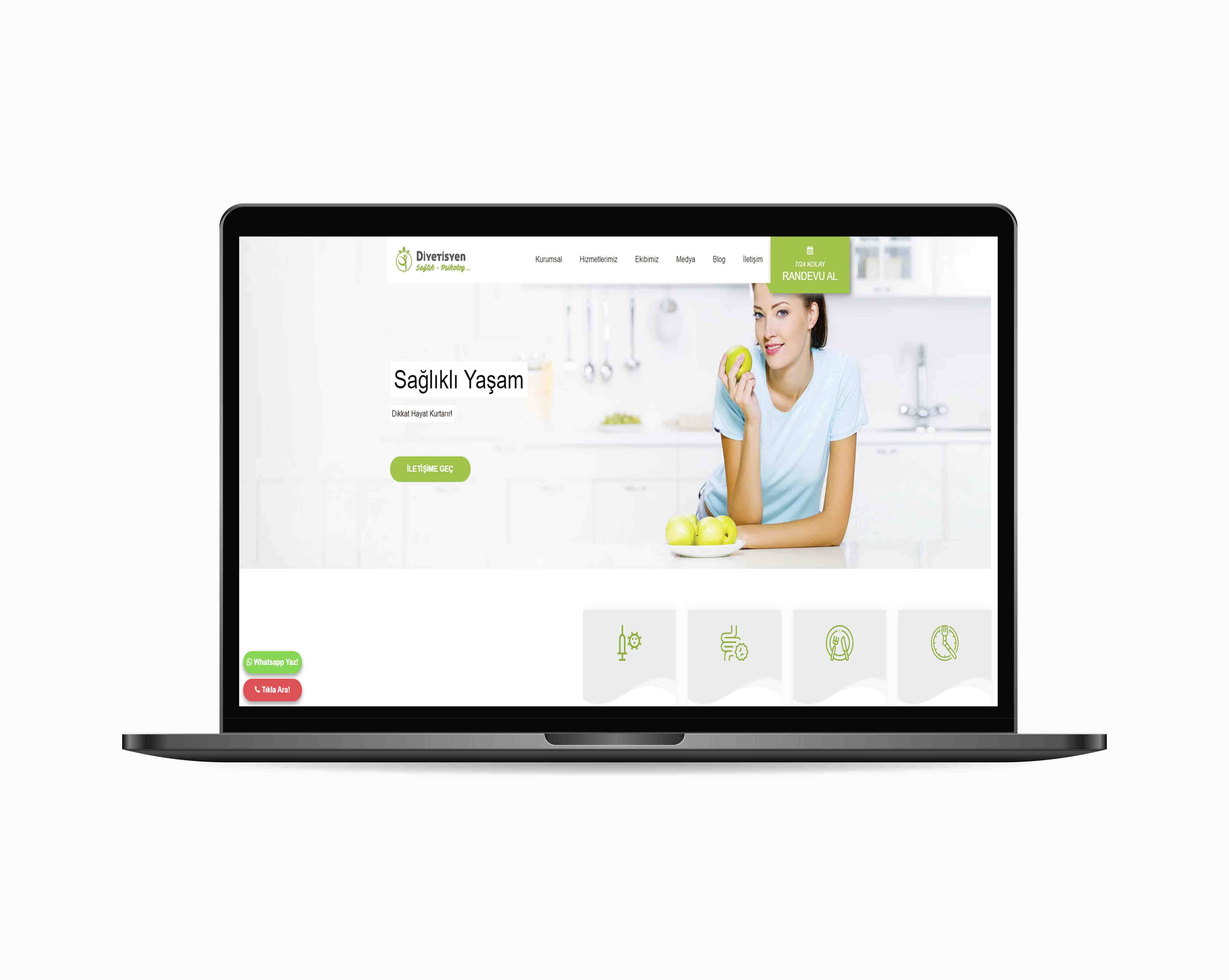 Diyetisyen Web Tasarım Hizmeti