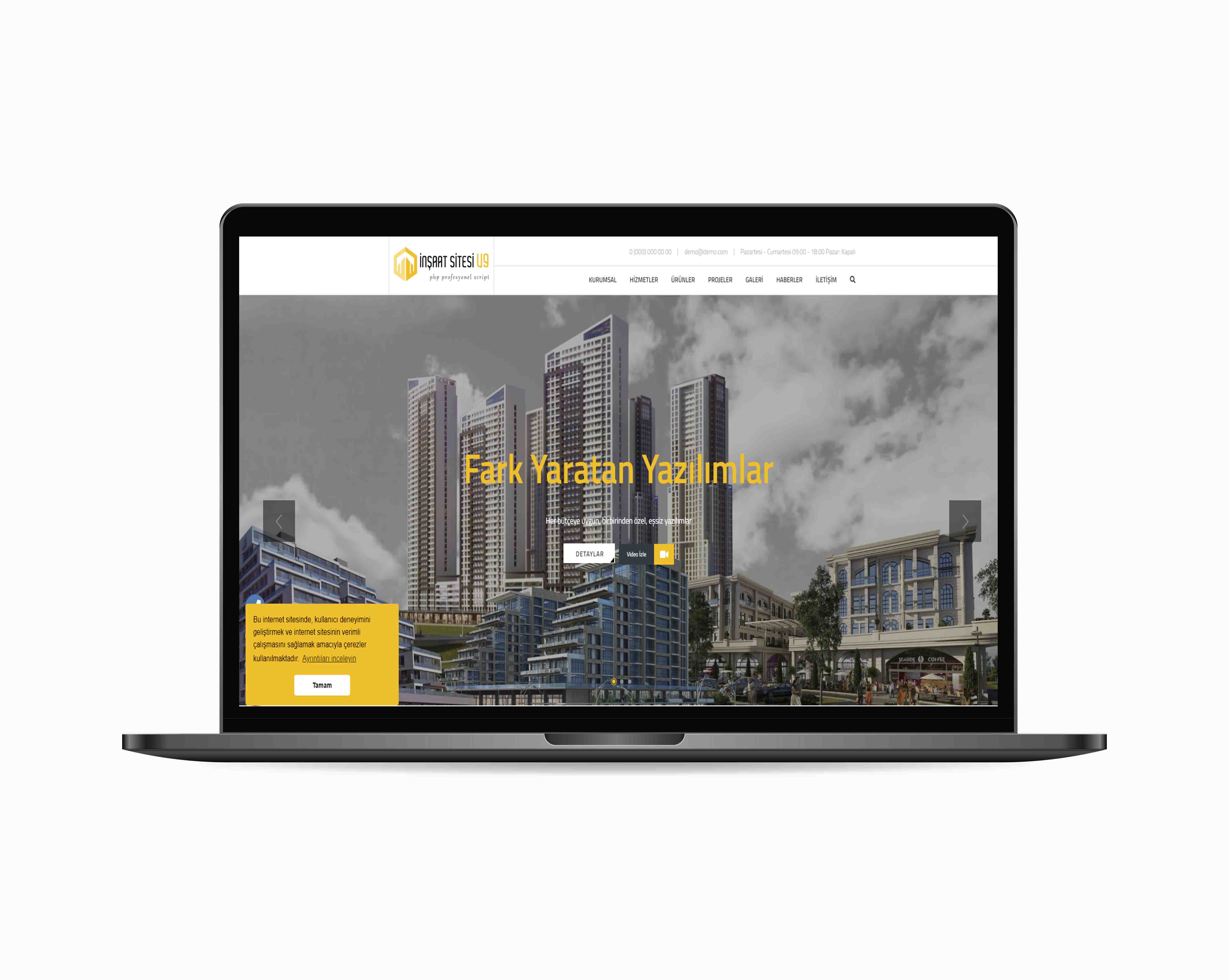 İnşaat & Mimarlık Web Tasarım Hizmeti
